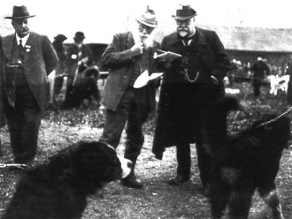 Альберт Хайм на одной из первых выставок